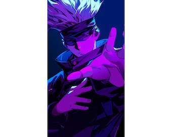 Gojo Satoru Svg-Png / Gojo SVG /Gojo PNG High Quality Anime Character
