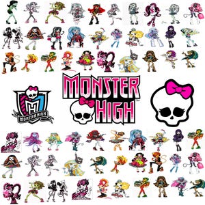 Monster SVG PNG Mega MH Bundle Monster Hi_gh Svg Png Bundle Monster Girl