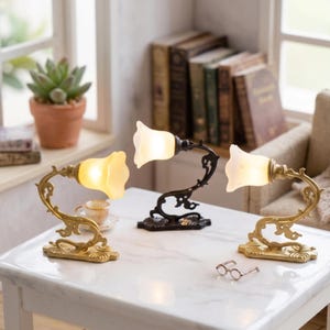 Applique murale LED | Mini applique murale LED | Éclairage de maison de poupée à l'échelle 1:12 pour des scènes de bricolage dans la chambre et le jardin
