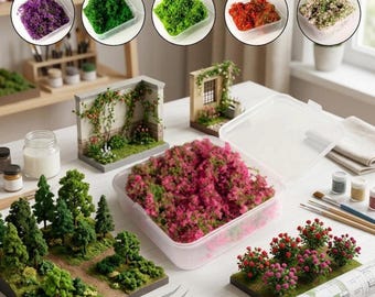 Simulation Mini Vines for Dollhouse Garden | DIY Mini Garden Vine Set for Craft Hobbyists | Realistic Vine Plants for Scale Model Projects