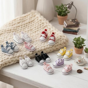 Miniature Doll Shoes Sneakers 17cm | Sporty Casual Shoes for Dolls | Sneakers Shoes Dolls Accessories | Doll Footwear Outfit