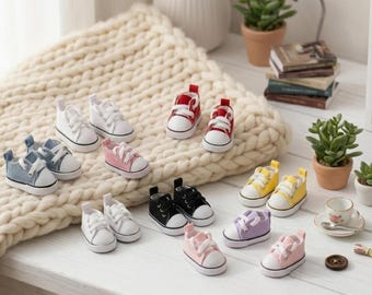 Miniature Doll Shoes Sneakers 17cm | Sporty Casual Shoes for Dolls | Sneakers Shoes Dolls Accessories | Doll Footwear Outfit