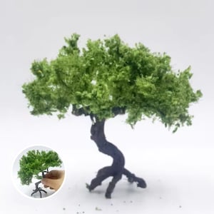 Miniature Mountain Pine Tree, Realistic Miniature Pine Tree, Handmade Pine Tree Model, Miniature Pine for Train and Diorama Trees Scenes