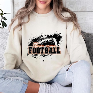 Custom Football Team Name Png, Custom School Spirit Png, School Football Team Png, Football Logo Png, Custom Sport Png, Custom School Mascot