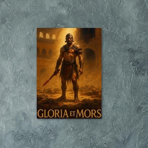 Gladiator movie Wall Art Print , Roman Empire Wall Poster , Epic Giclée Museum-Quality Gladiator Decor for History Lovers , 50x70 Spartacus