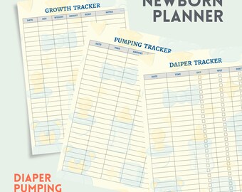 Newborn Planner: Baby Schedule Organizer & First Year Journal