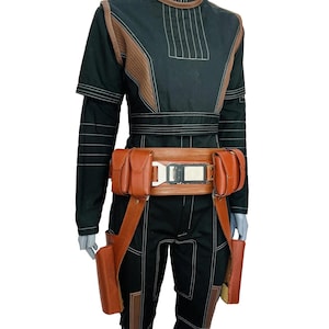Bo-Katan Kryze Inspired Costume | Complete Mandalorian Outfit with Leather Belt | Star Wars Cosplay
