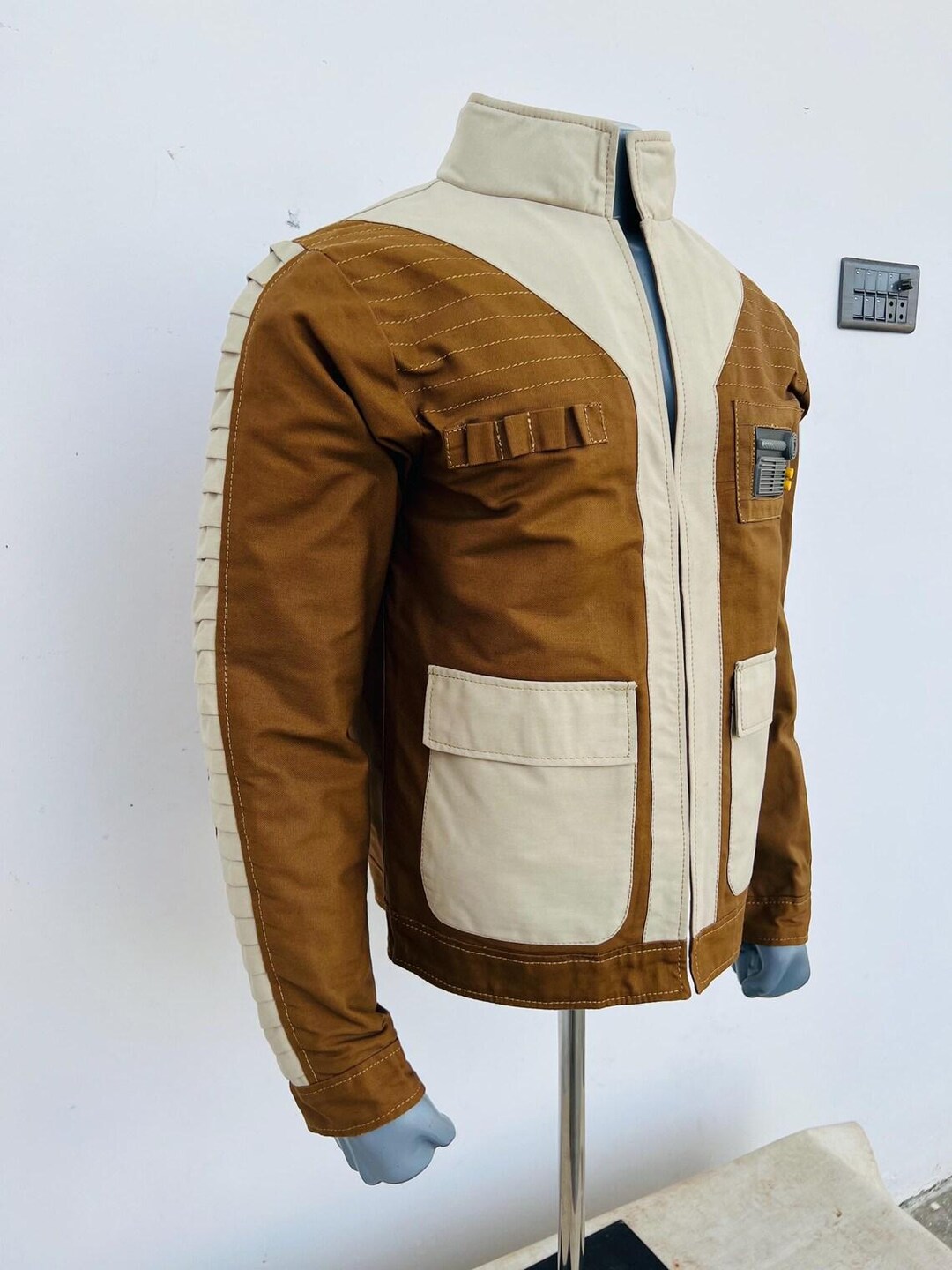 Cassian Andor Jacket | Star Wars Rogue One Inspired Brown Cosplay ...