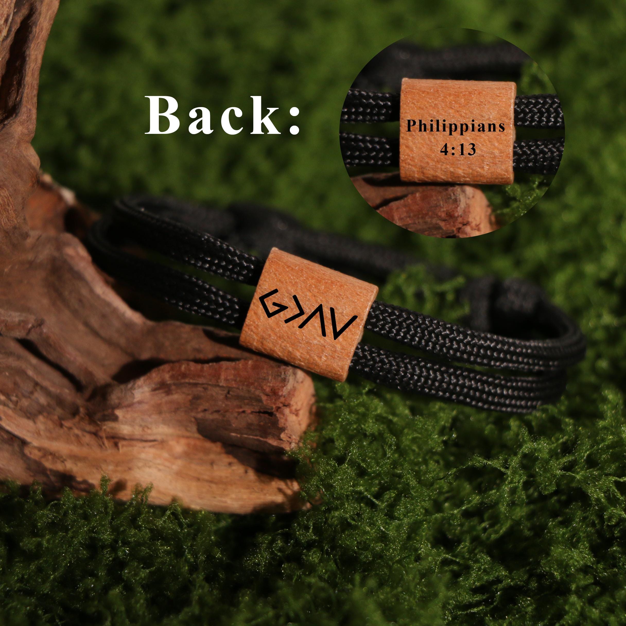RUNXINTD Pulsera Cristiana "God Is Greater Than The Highs And Lows" (Dios Es Mayor Que Los Altibajos Y, Metal