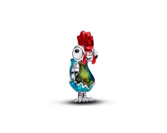 Ciondolo Pandora Moana Heihei Chicken in argento sterling S925, compatibile con Pandora Moments