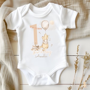 Pooh First Birthday Invitation, Editable Winnie the Pooh 1st Birthday Template, Party Supplies & Decorations