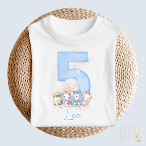 Paw Patrol Birthday Shirt, Custom Family Matching Tee, Personalized Kids Birthday T-shirt, Paw Patrol Gift