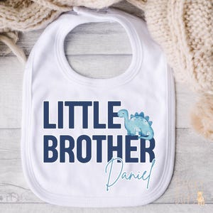 Little Brother Shirt, Big Brother Matching Tee, Sibling Announcement Outfit, Cute Baby Gift for Newborns