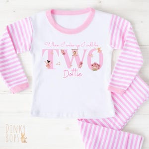 Fairy Birthday Pyjamas, Personalised Girls Birthday Pjs, Magical When I Wake Up Pjs, 1st Birthday Gift Ideas