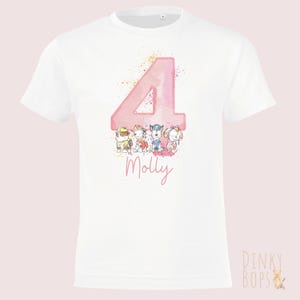 Paw Patrol Birthday Shirt, Custom Family Matching Tee, Personalized Kids Birthday T-shirt, Paw Patrol Gift