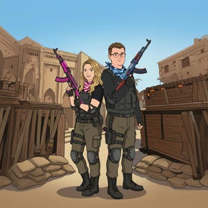 May include: A set of three ceramic mugs with a speckled, matte finish. The mugs are in shades of cream, light gray, and dark gray. Each mug has a simple, minimalist design and a rounded handle.