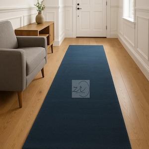 Massieve getufte tapijten indigo, Nieuw-Zeelandse wollen vloerkleed woonkamer, slaapkamer, keuken, kinderkamer, hal kantoor 5 x 8, 6 x 9, 8 x 10, 9 x 12