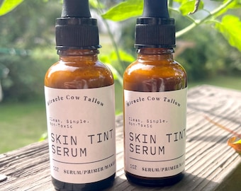 Skin Tint Face Serum, Sheer Coverage Moisturizer, Natural Makeup