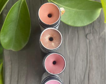 Tallow Makeup Sticks, Natural Makeup Stick for Cheeks, Buildable Color