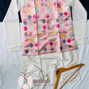 Herren Koti, Kurta und Pyjama Set - Indisches Hochzeitsoutfit