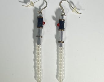 Pendientes de sable de luz personalizados - Joyería de aluminio reciclado de Star Wars