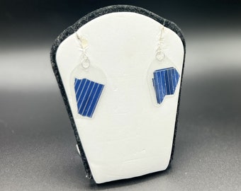 Solar Panel Earrings - Sterling Silver