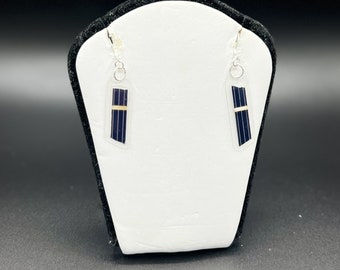 Solar Panel Earrings - Sterling Silver