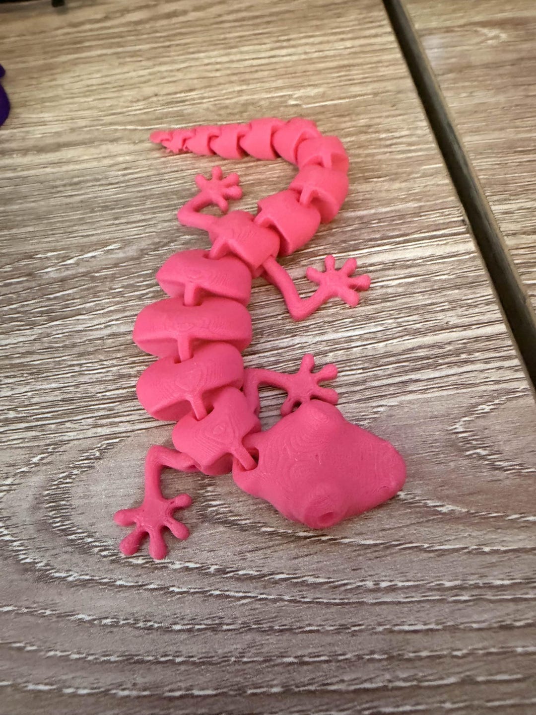 3D Printed Articulated Lizard – Flexible Fidget Toy & Desk Pet - Etsy ...