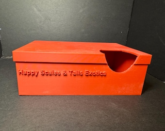 Esconderijo úmido para répteis / Caixa de postura