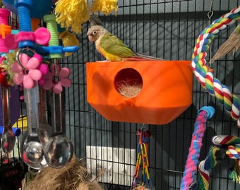 Caixa para postura de ovos de pássaros