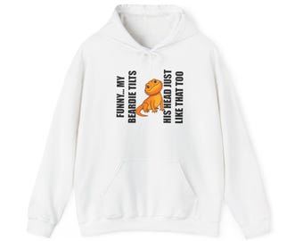 Moletom engraçado com estampa de dragão barbudo | Presente para amantes de répteis