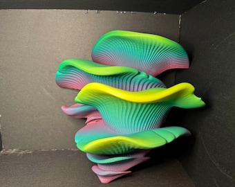 Plataforma de escalada em forma de cogumelo