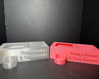 Prato de comida de 3 seções