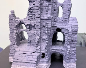 Esconderijo em ruínas do castelo – Caverna para aquário de répteis, abrigo para terrário de lagartixas