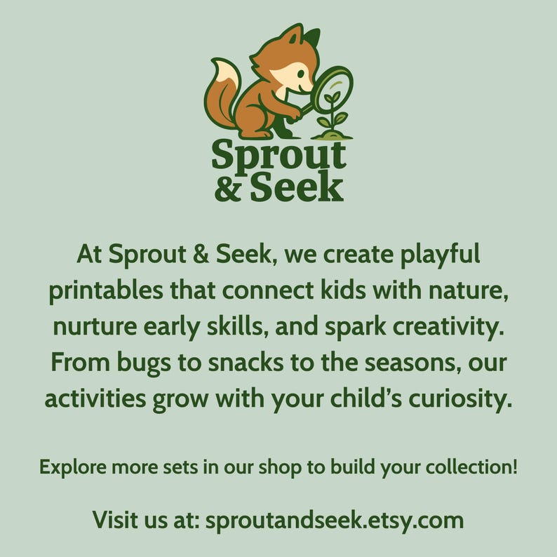 Bug Sorting Game Math Bug Sorting & Counting Game: Preschool Math Activity (PDF Printable ...