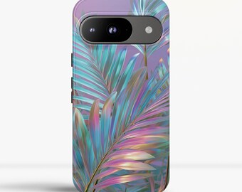 Etui na telefon z motywem tropikalnej palmy: futurystyczne etui Y2K do Samsung Galaxy 9, 8, 7, 6