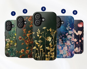 Etui na telefon Wildflowers: Wytrzymała obudowa z motywem kwiatów do iPhone'a 17 16 15 14, Samsunga Galaxy S26 s25 s24 s23, Google Pixel 9 8 7