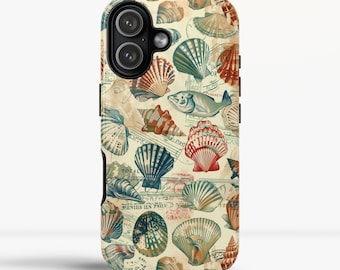 Etui na telefon z motywem muszli morskiej: Nadmorskie etui na iPhone'a 17 16 15, Samsunga Galaxy S26 S25, Google Pixel 9 8 7