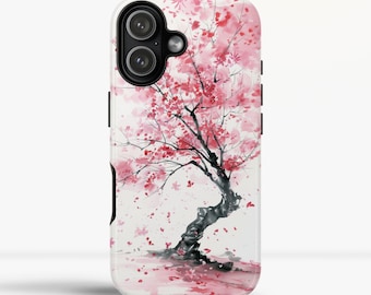 Etui na telefon z japońskim kwiatem wiśni: etui na telefon z drzewem Sakura do iPhone'a 17 16 15 14 13 12, Samsunga S26 S25 S24 S23, Google Pixel 9 8 7