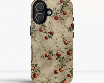 Etui Cottagecore na telefon Apple: Vintage Botanical Phone Cover do iPhone'a 17 16 15 14 13 12 11 Pro Max, Samsunga S25 S24 Ultra, Pixela
