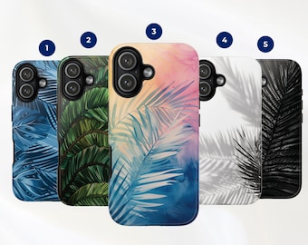 Etui na telefon z motywem tropikalnych liści: Letnia palma na iPhone'a 17 16 15, Samsunga Galaxy S26 s25 s24, Google Pixel 9 8 7