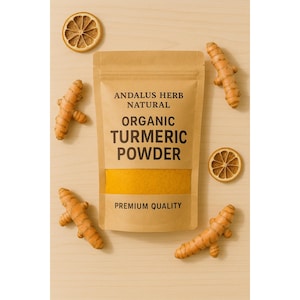 Bio-Kurkuma-Pulver - Premium-Qualität-Kurkumin-Gewürz zum Kochen, Gesundheit, natürliche entzündungshemmende Unterstützung des Immunsystems, Vegan & Gluten-frei