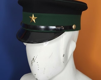 第二次世界大戦時の日本陸軍将校用バイザーキャップのレプリカ - 中田