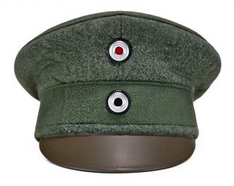 ハンドメイド第一次世界大戦ドイツ軍M1915将校フィールドキャップ - 第