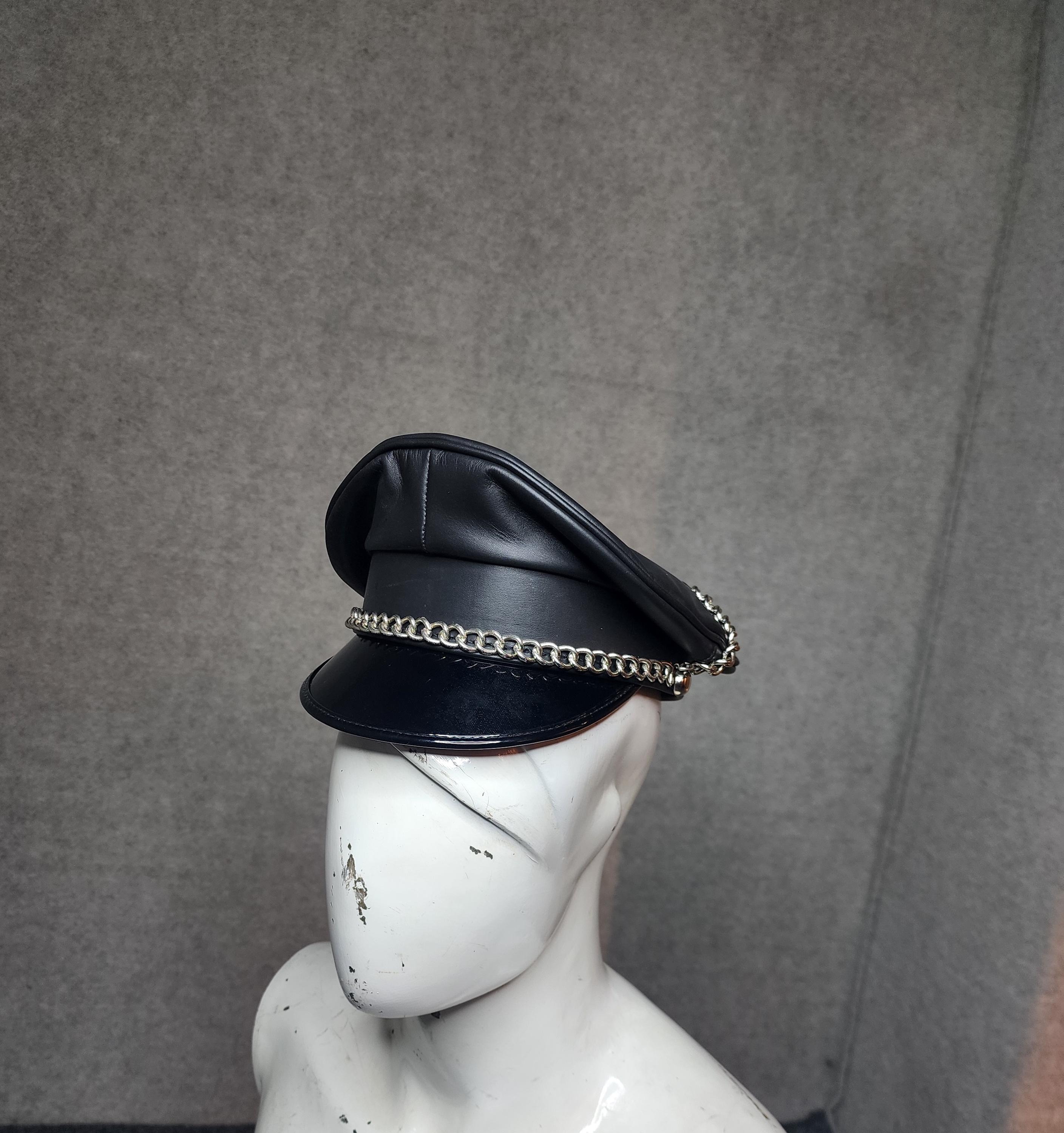 Leather Masters Biker Cap - Etsy display picture 2