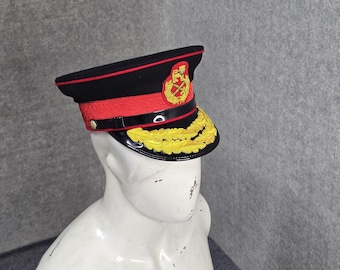 South African Army General's Cap - SANDF Military Officer Peaked Hat - Historical Replica