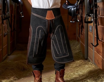 Equestrian Farrier Apron | Professional Grade Leather Tool Belt for Horse Shoeing |Horseshoeing Bib