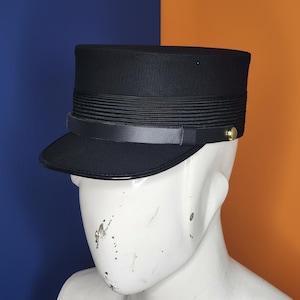 Train Conductor Hat | Engineer Cap for Kids Adults | Railroad Costume Accessory | Train Birthday Party