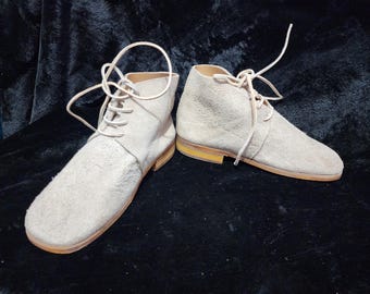 Civil War Brogan Boots - Authentic Handmade Leather 19th Century Military Footwear for Historical Collectors