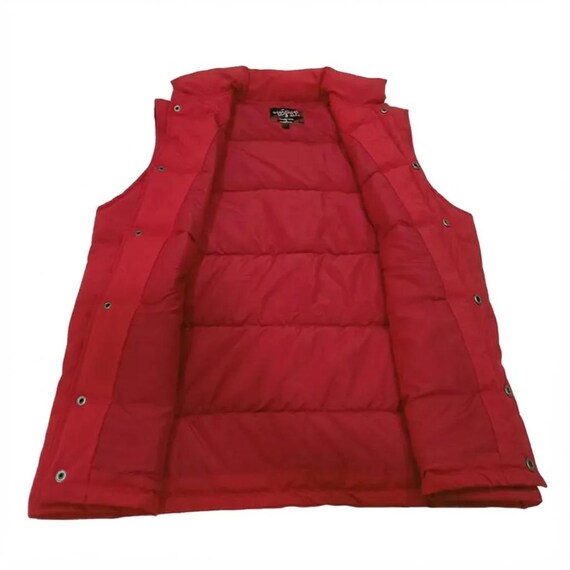 Back to the Future Marty Mcfly Costume Vest - 1980s Red Puffer